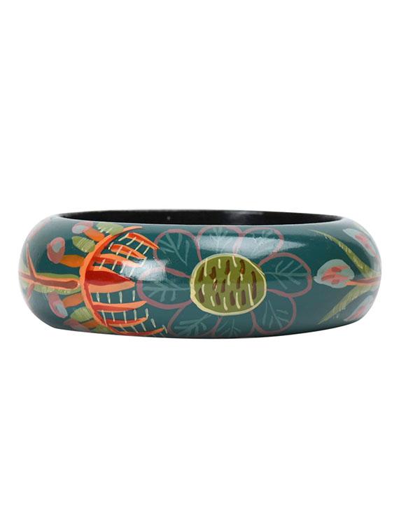multi colored wood bangle - 18079535 - Standard Image - 1