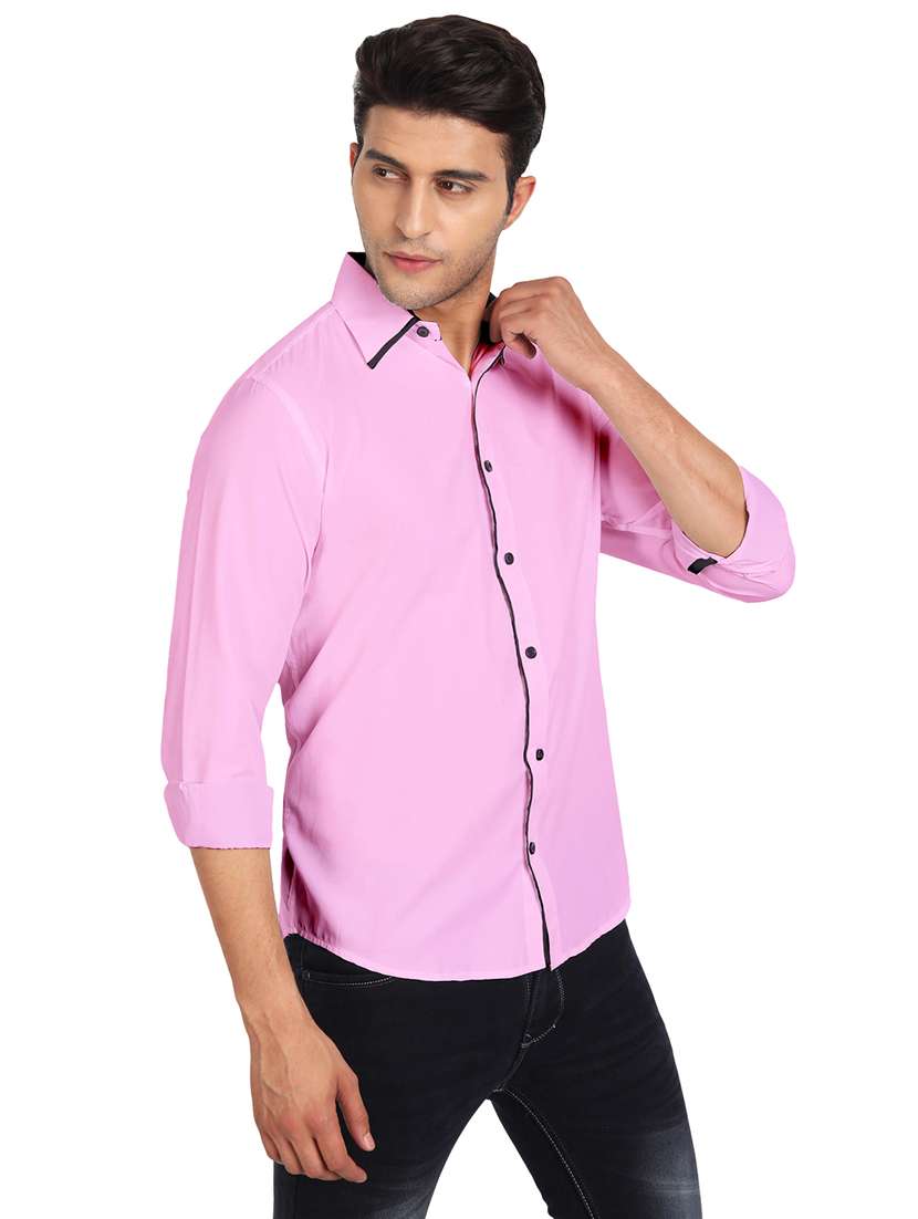 Mens Solid Casual Shirt - 18079857 -  Standard Image - 1