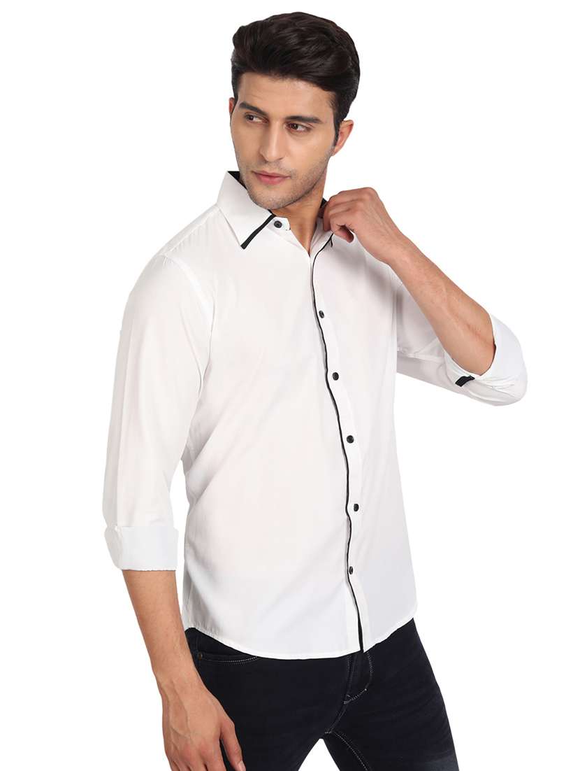 Mens Solid Casual Shirt - 18079858 -  Standard Image - 1
