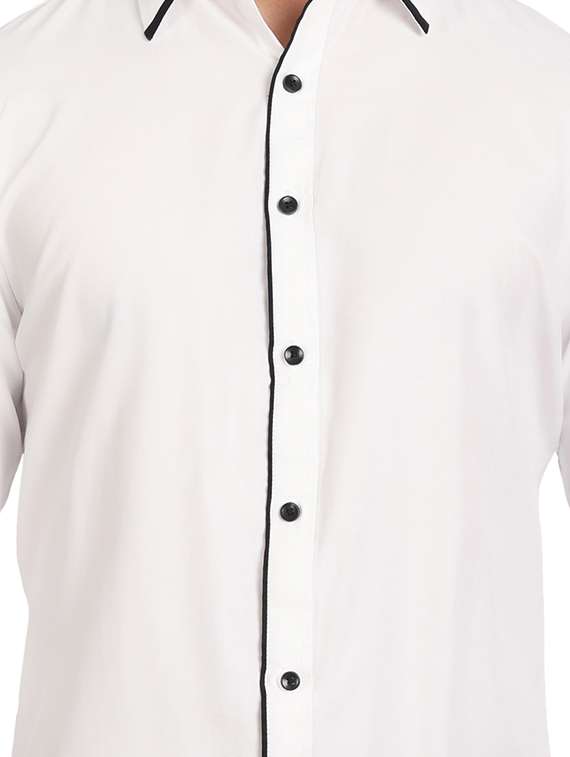 Mens Solid Casual Shirt - 18079858 -  Standard Image - 4