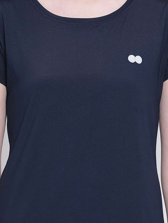 women's plain round neck t-shirt - 18080761 -  Standard Image - 4