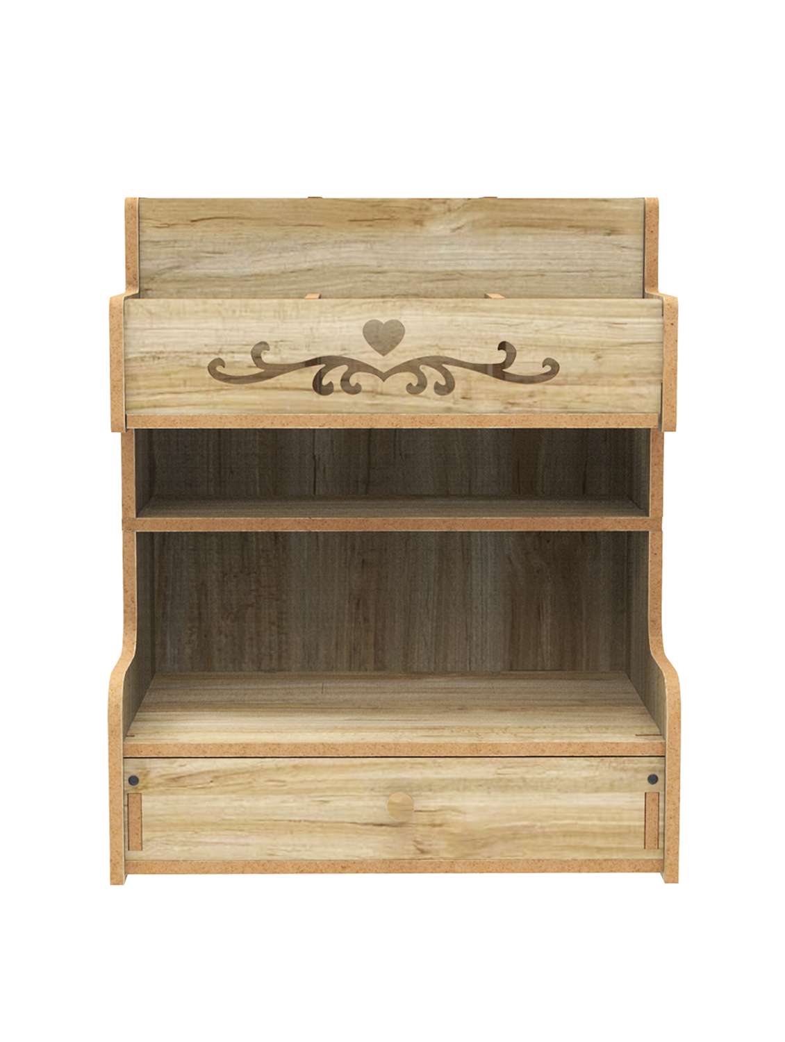 home sparkle office desk organiser and accessories, multi-functional stationary supplies desktop organizer set (dark brown) - 18080977 -  Standard Image - 1