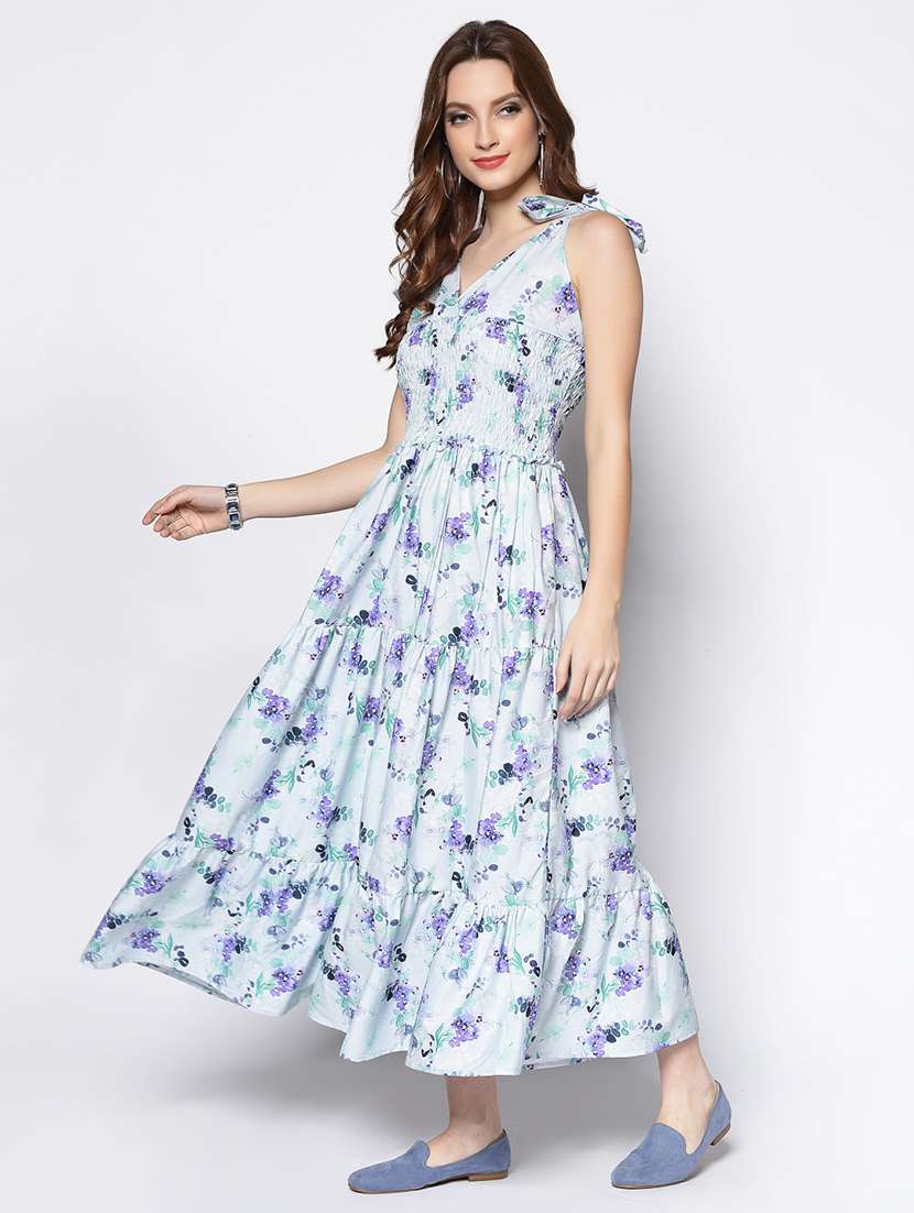 women's tiered dress floral dress - 18081113 -  Standard Image - 1