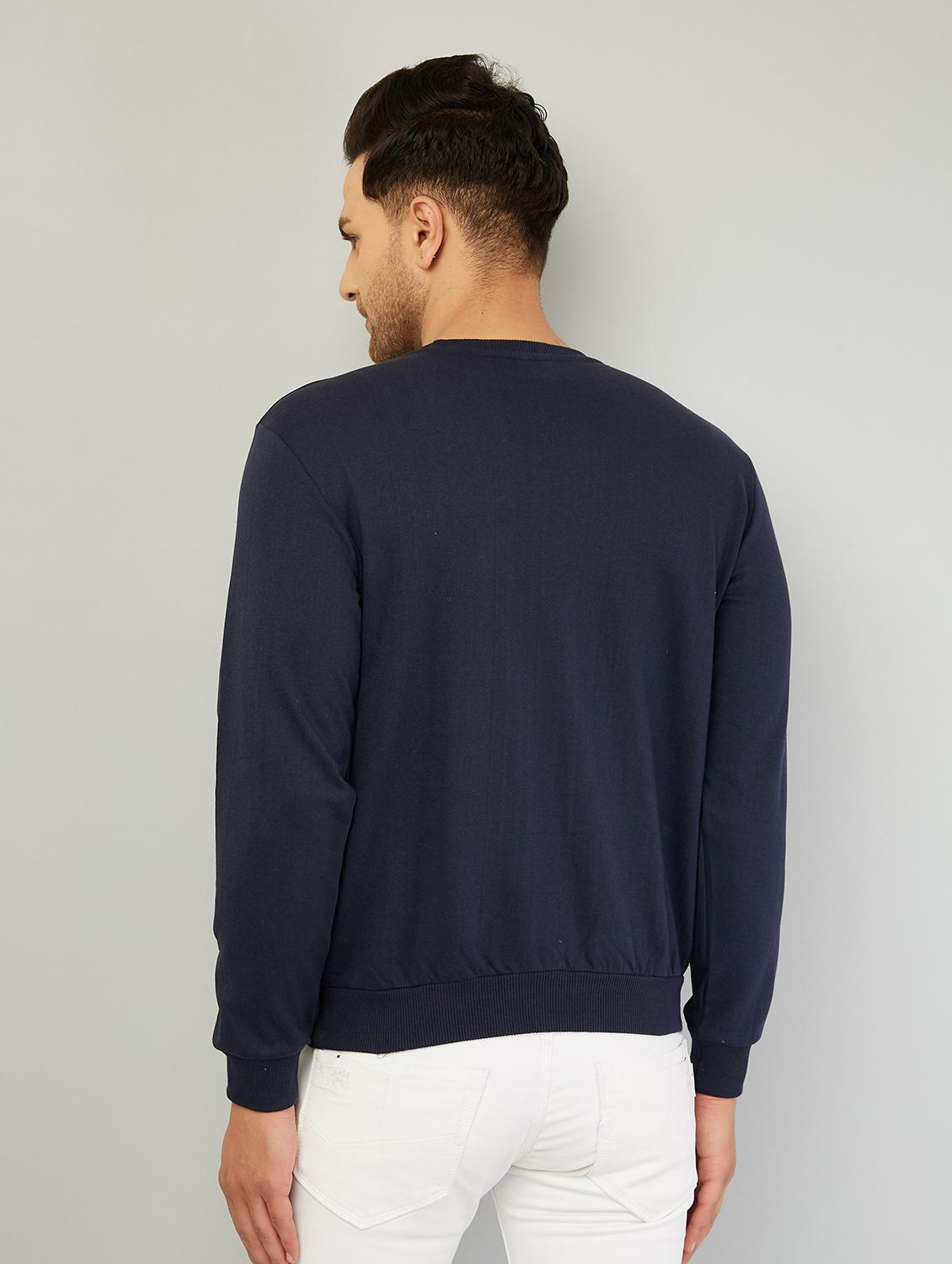 mens plain sweatshirt - 18081149 - Standard Image - 1