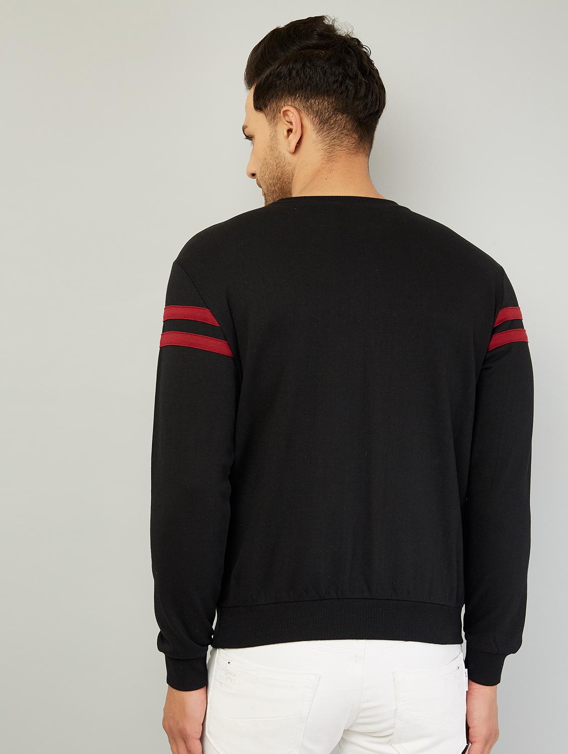 black taped sweatshirt - 18081175 - Standard Image - 1