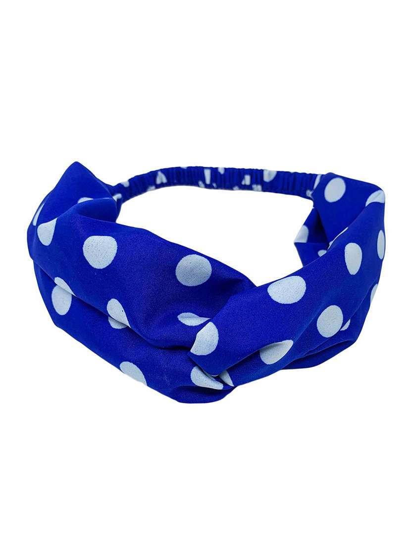 mint & oak the polka knot hairband for women