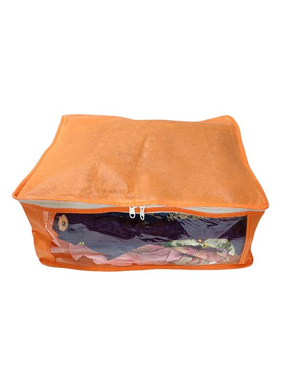 orange satin utility bag - 18081468 - Standard Image - 1