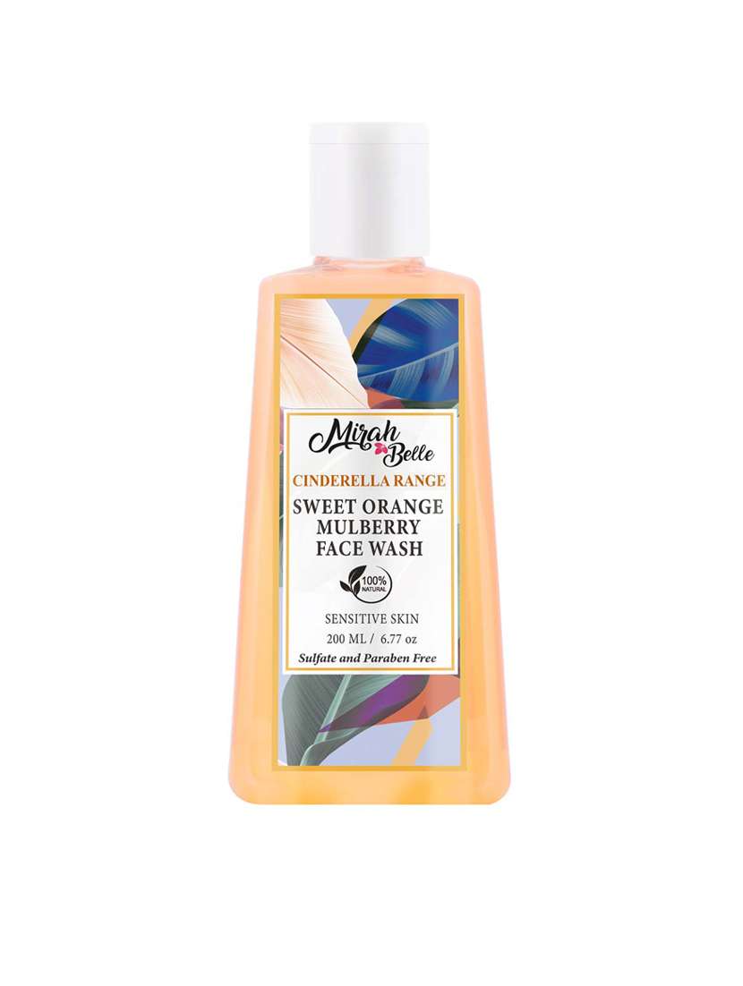 sweet orange, mulberry - skin brightening face wash, dull, pigmented, blemished skin, anti pollution