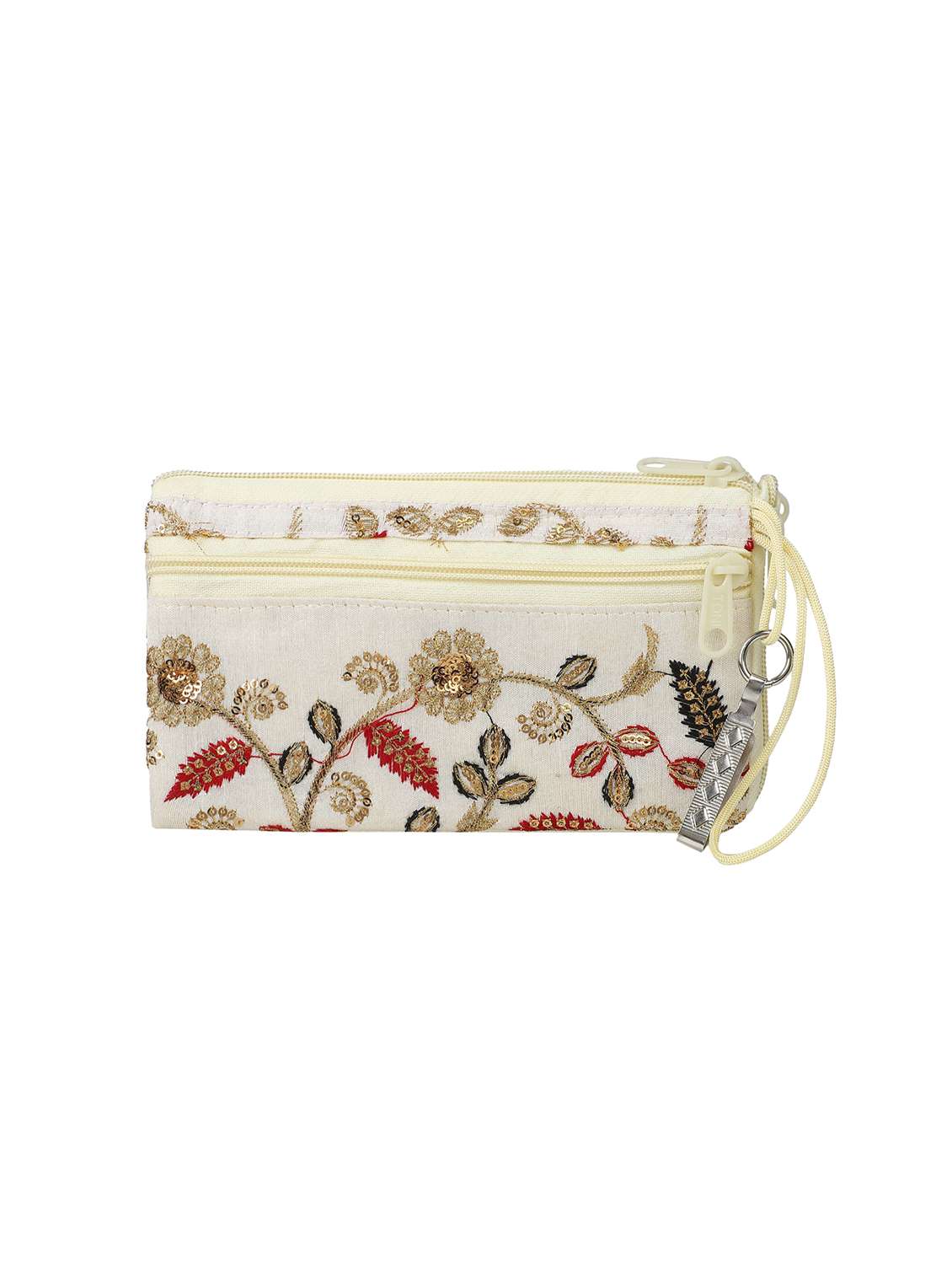 white cotton polyester blend regular clutch