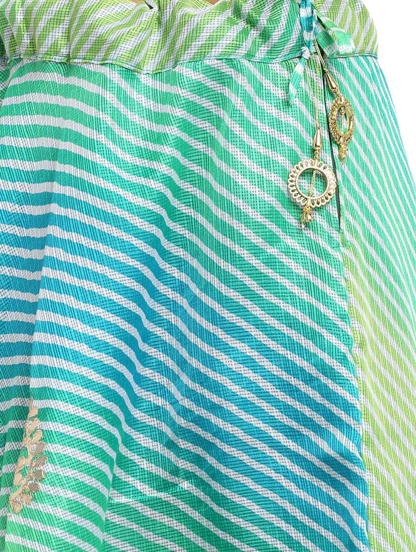 multi colored cotton flared skirt - 18083498 -  Standard Image - 4