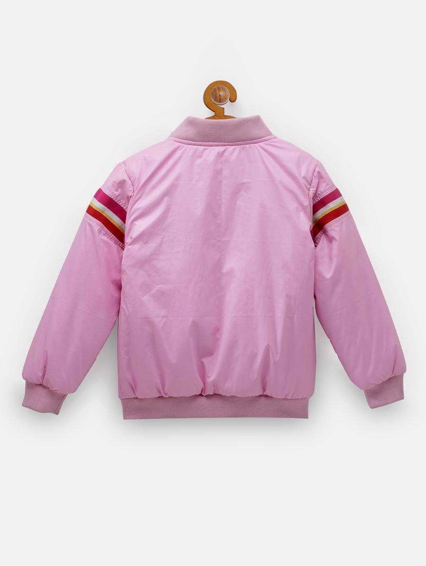 pink solid jacket - 18089271 - Standard Image - 1