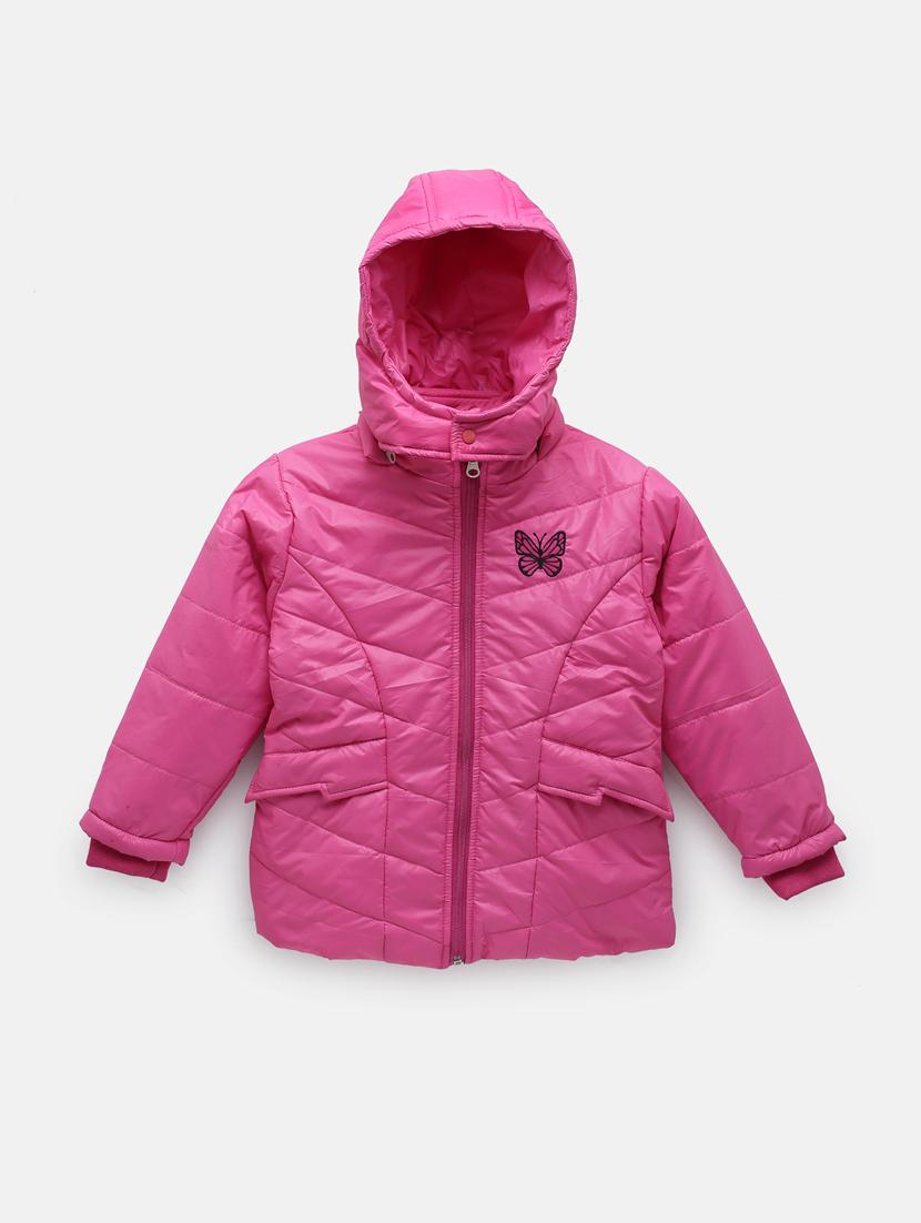 pink solid jacket - 18089272 - Standard Image - 1