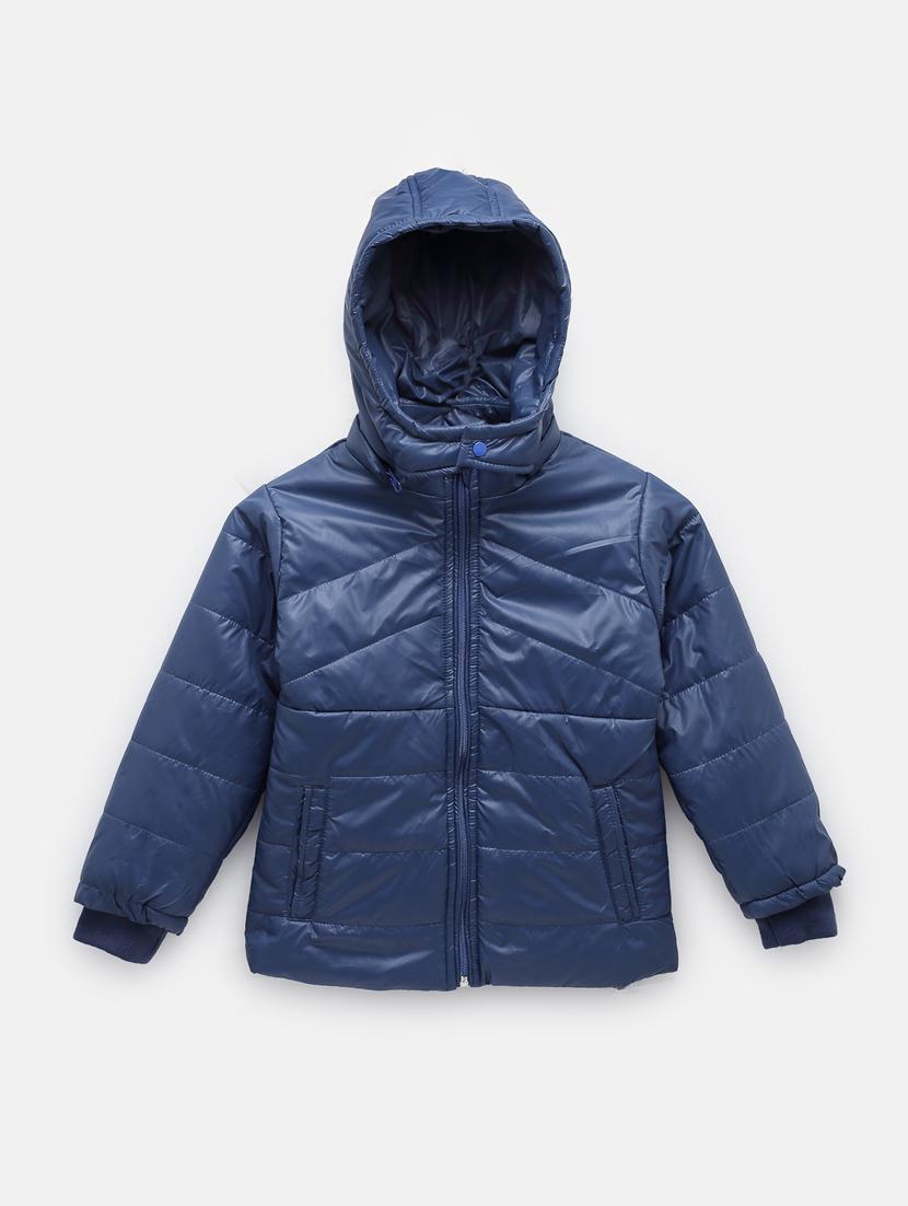 blue solid jacket - 18089276 -  Standard Image - 1