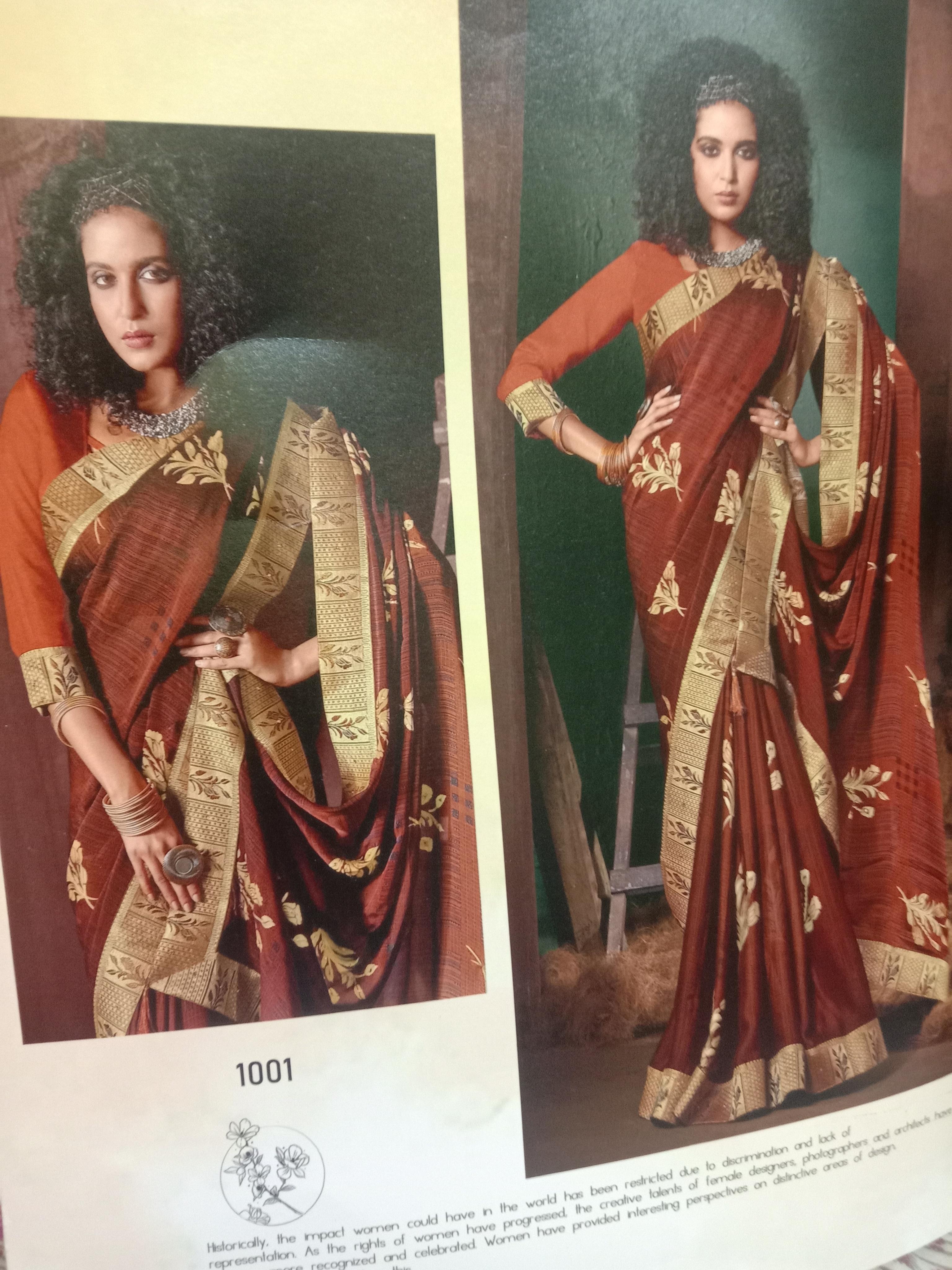 sarees in the silk - 18105696 - Standard Image - 1