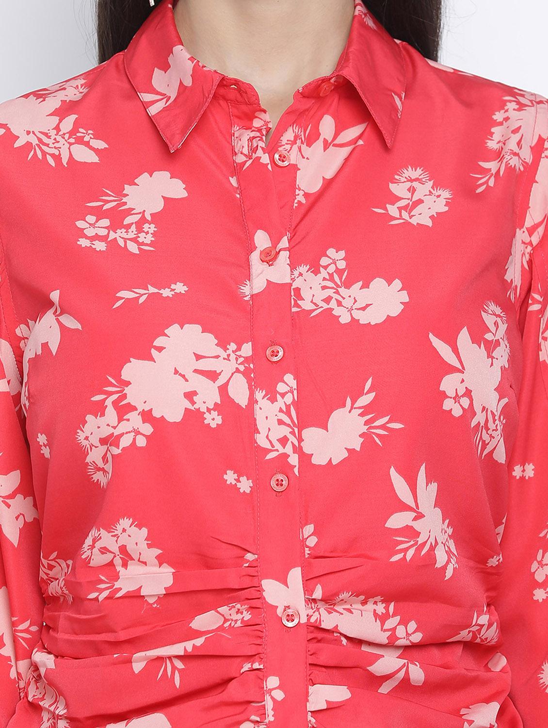 long sleeved floral shirt - 18105924 - Standard Image - 4