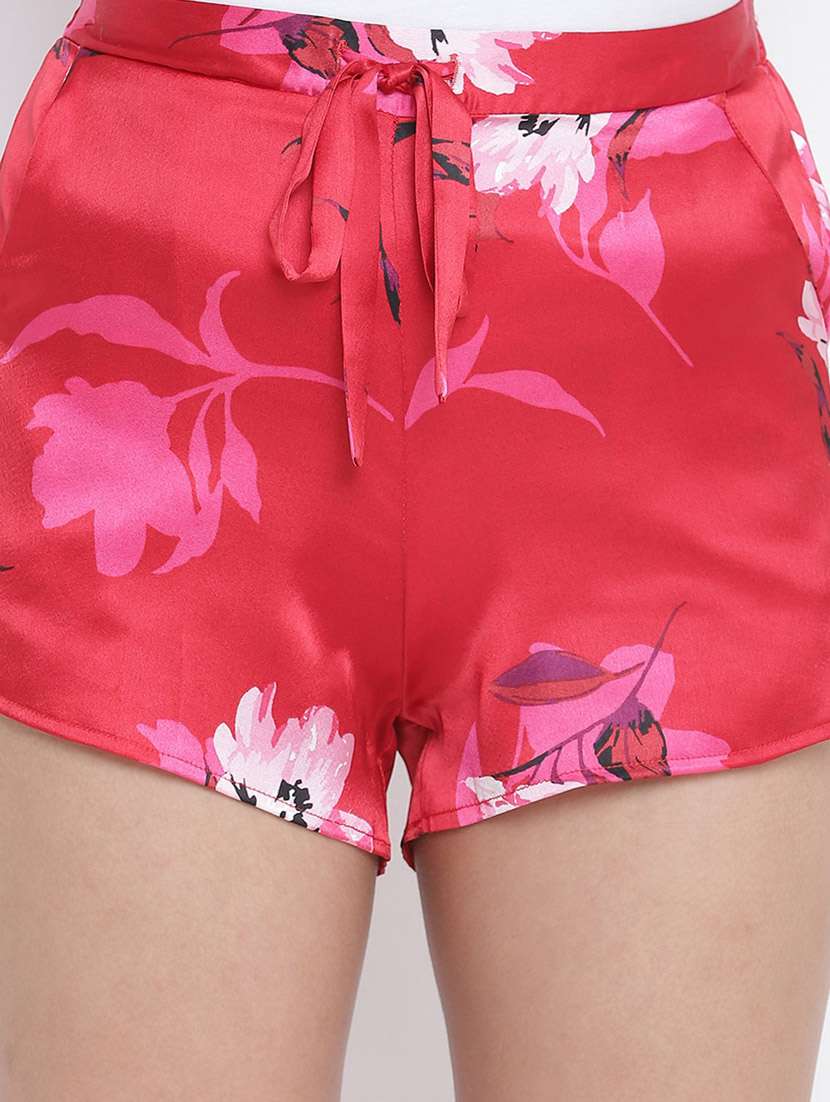 pink polyester short - 18105986 - Standard Image - 4