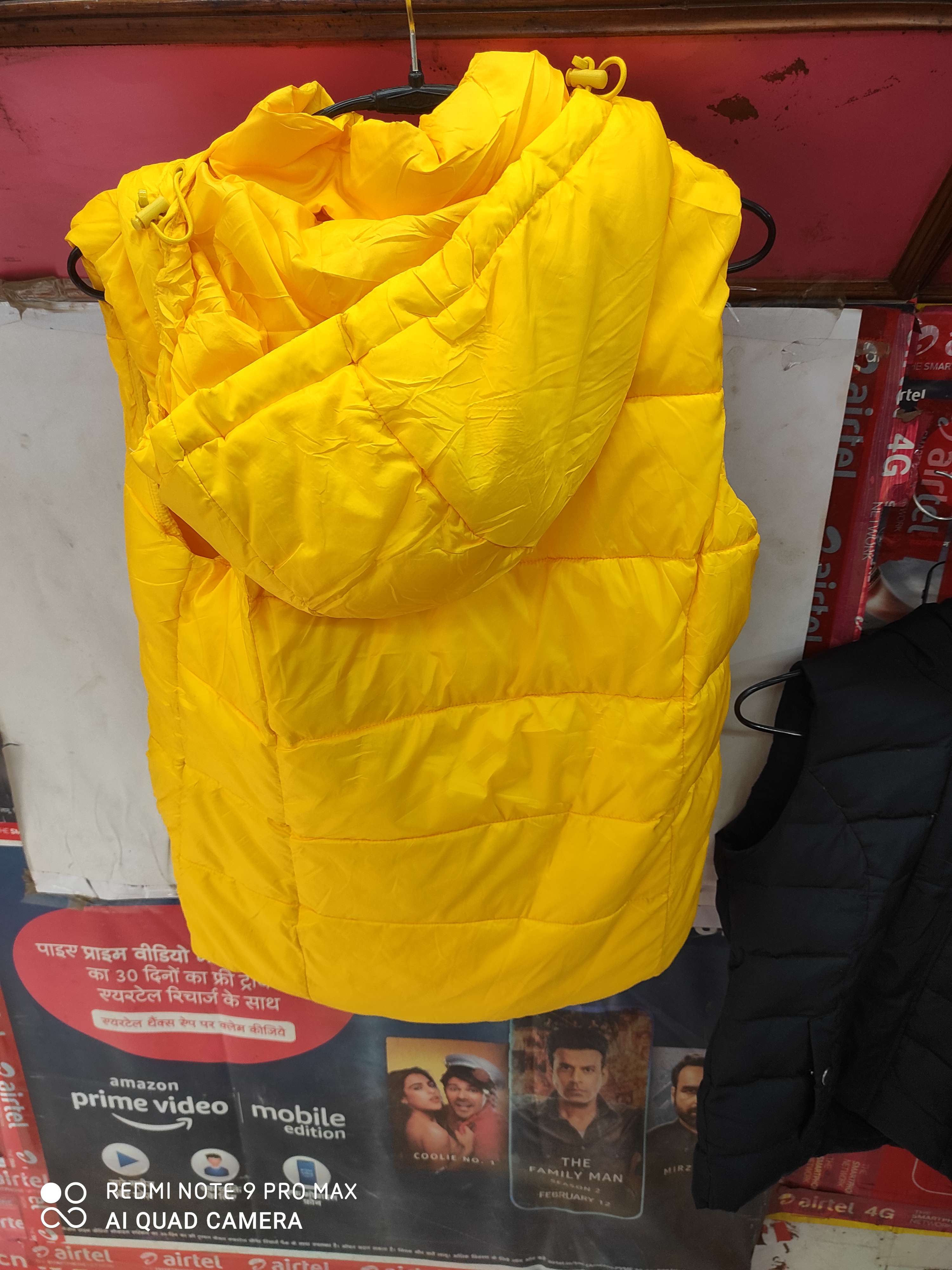 yellow net jacket - 18106063 -  Standard Image - 1