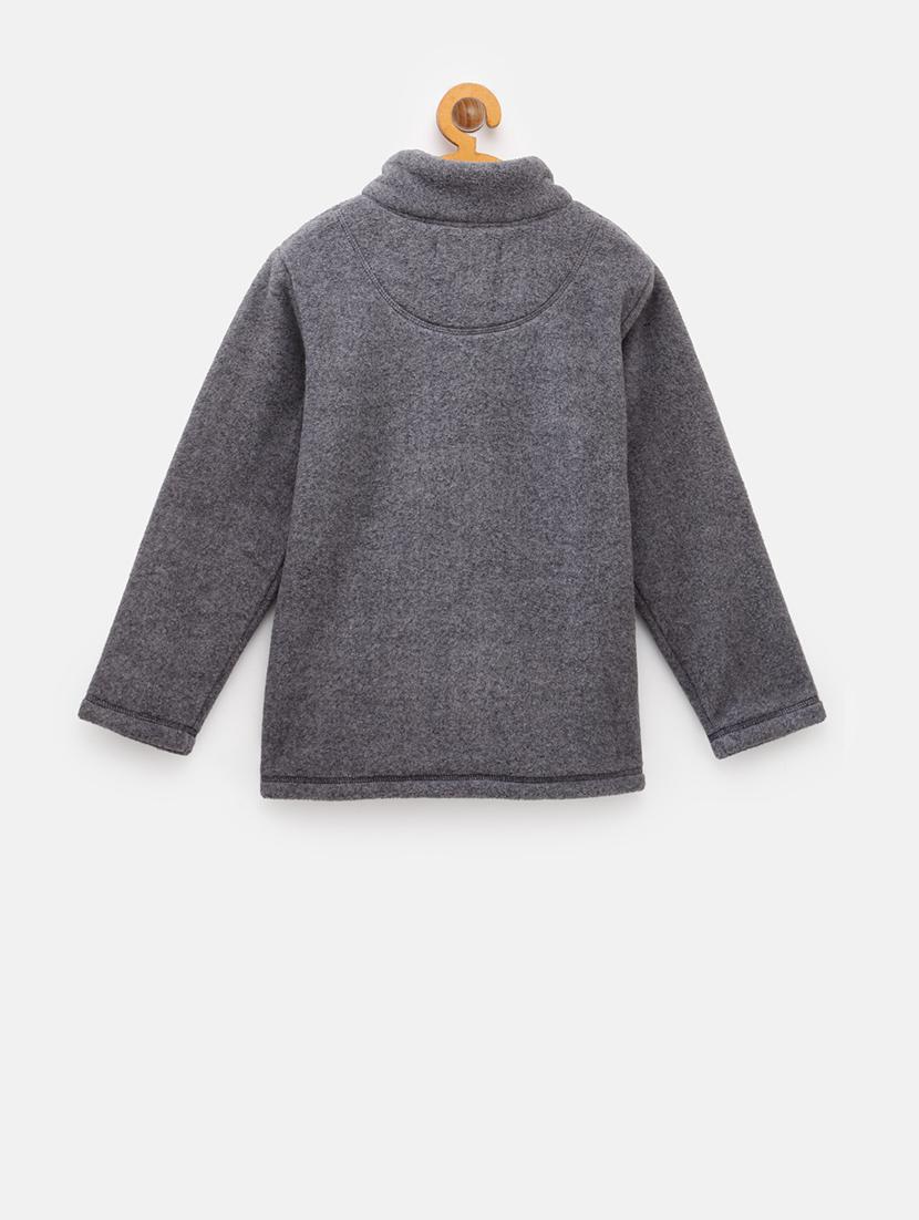 grey cotton sweatshirt - 18106341 - Standard Image - 1