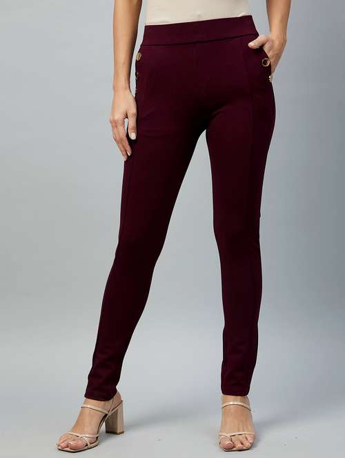 high rise solid jegging - 18106531 -  Standard Image - 0