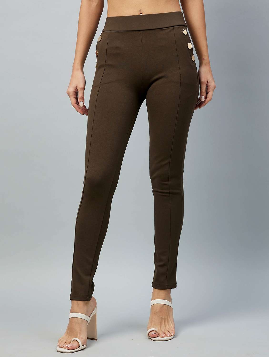 high rise solid jegging