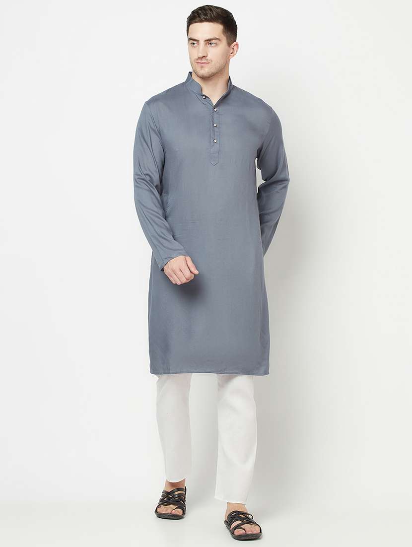 solid long kurta 