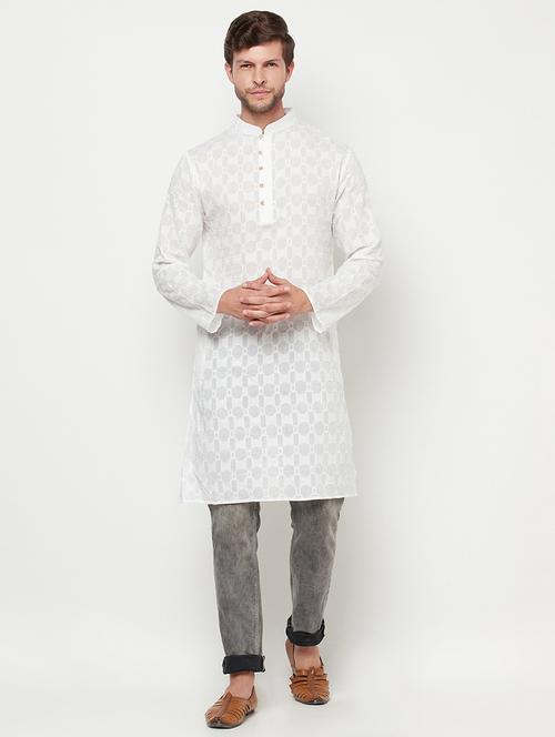 solid long kurta - 18107430 - Standard Image - 0
