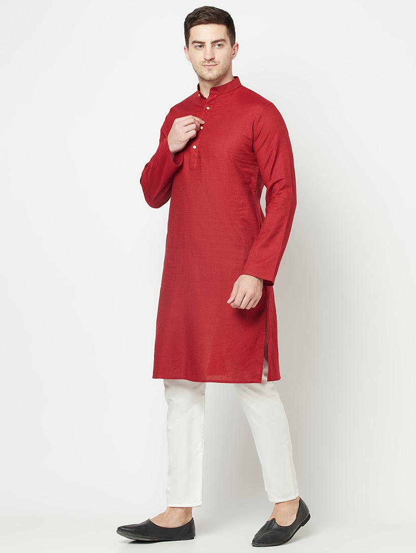 solid long kurta - 18107441 - Standard Image - 1