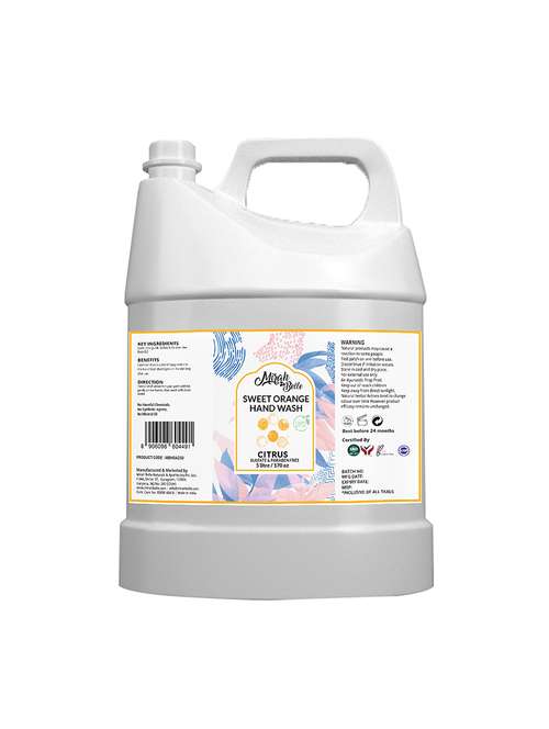 sweet orange hand wash can (5 ltr)