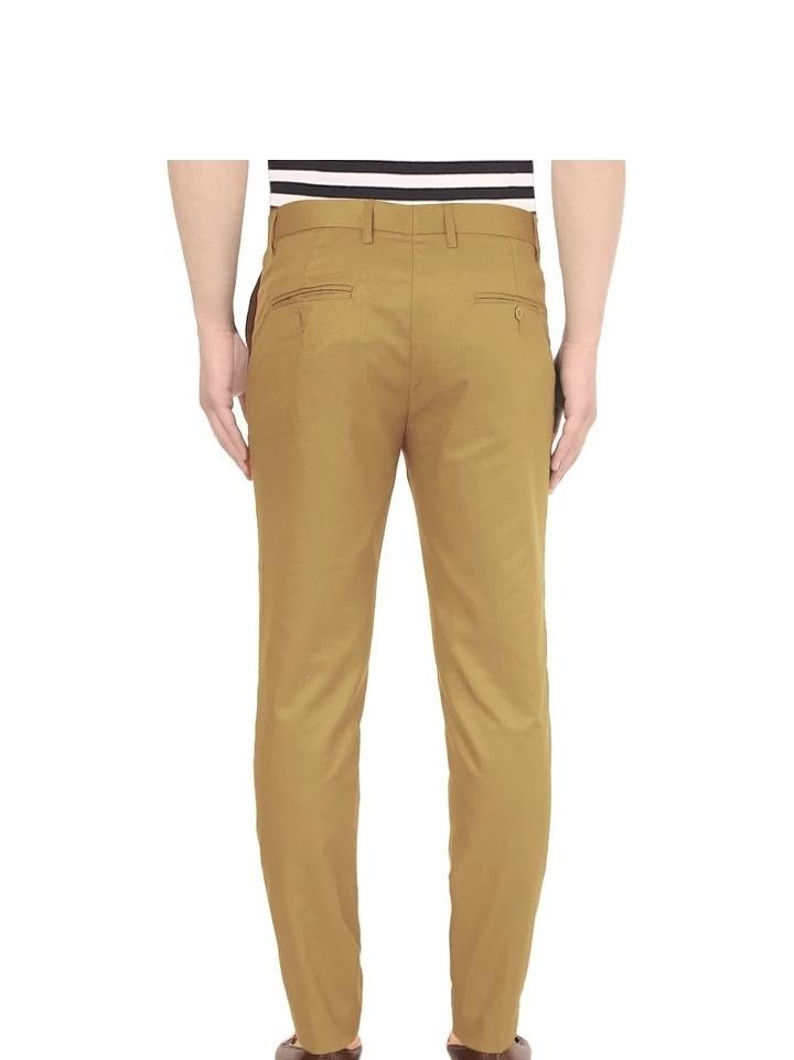 light blue cotton trousers - 18107926 - Standard Image - 1