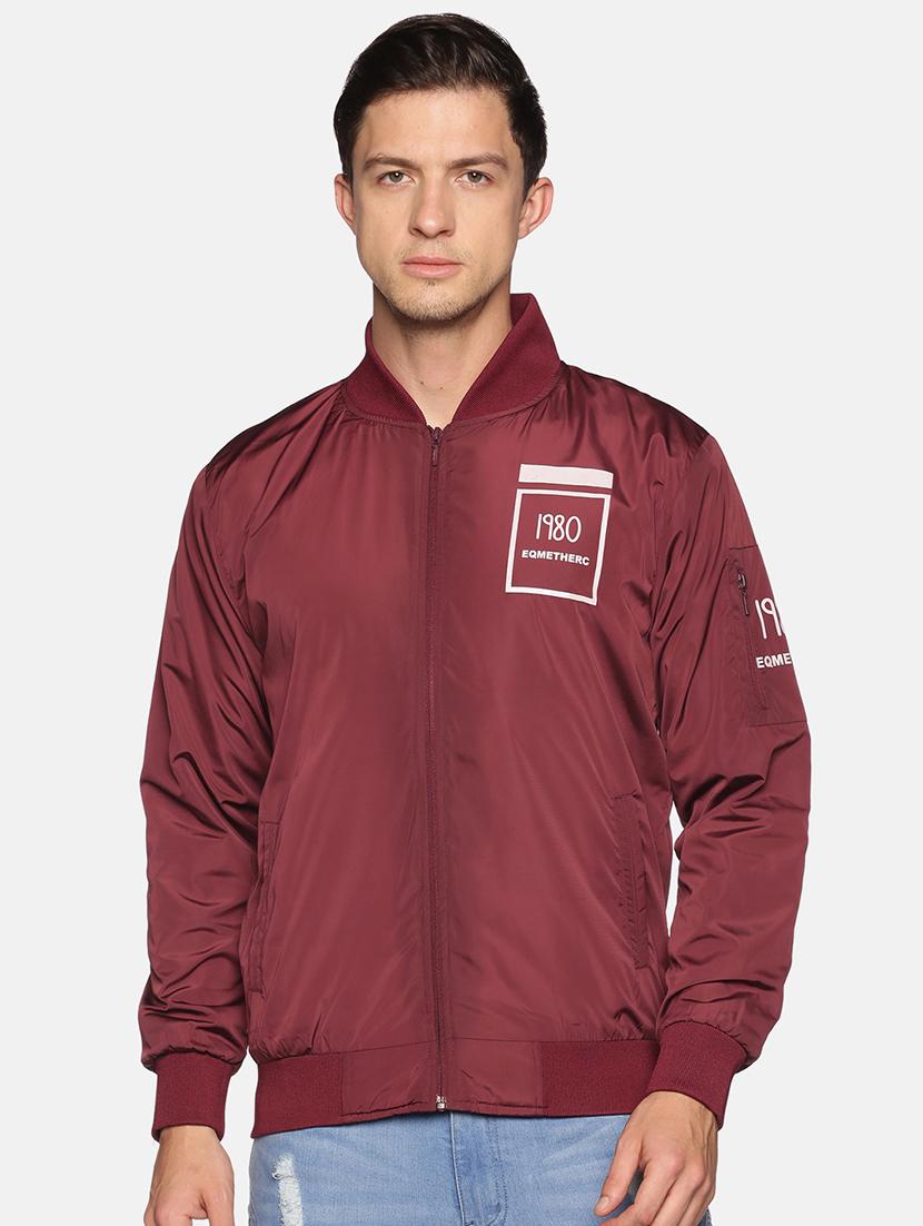 red polyester casual jacket - 18109129 - Zoom Image - 0