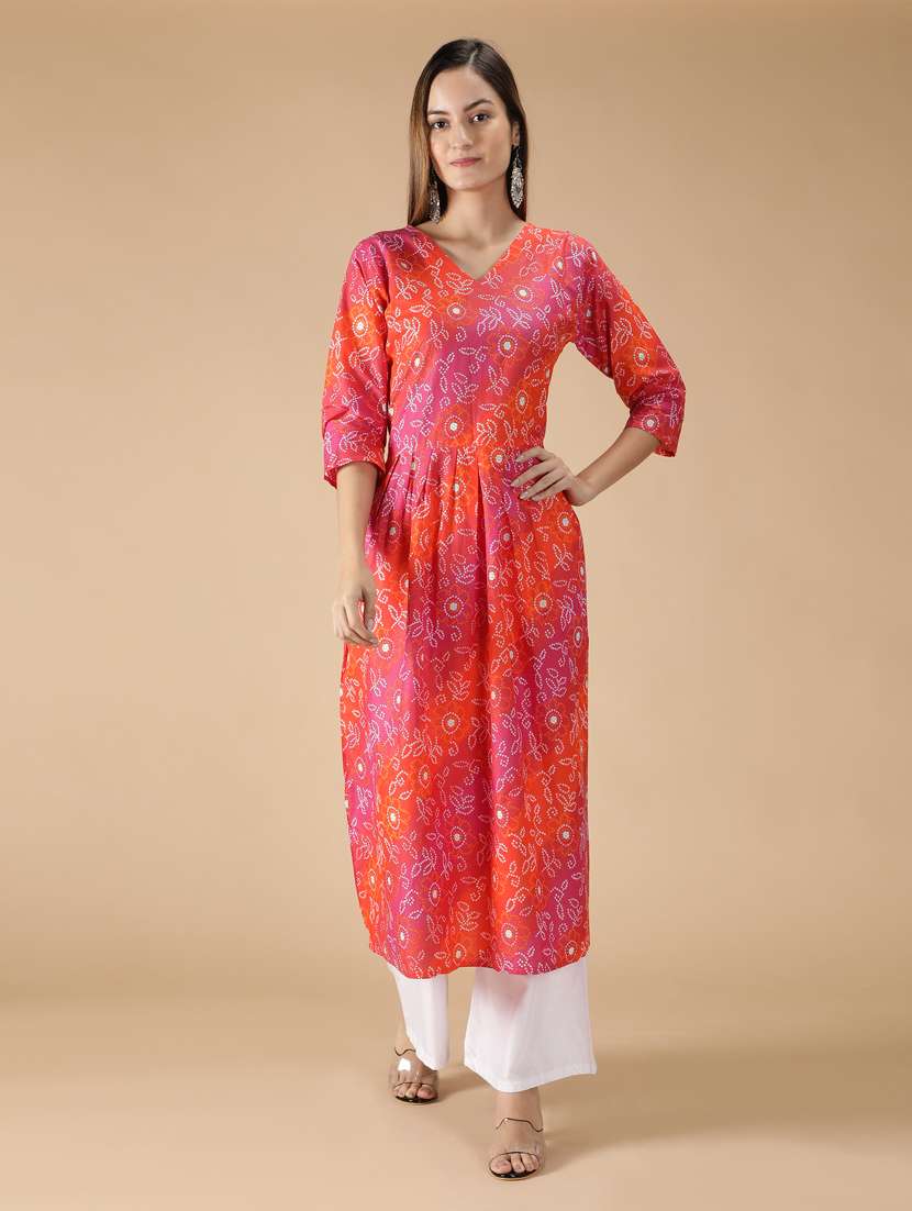 women's flared kurta