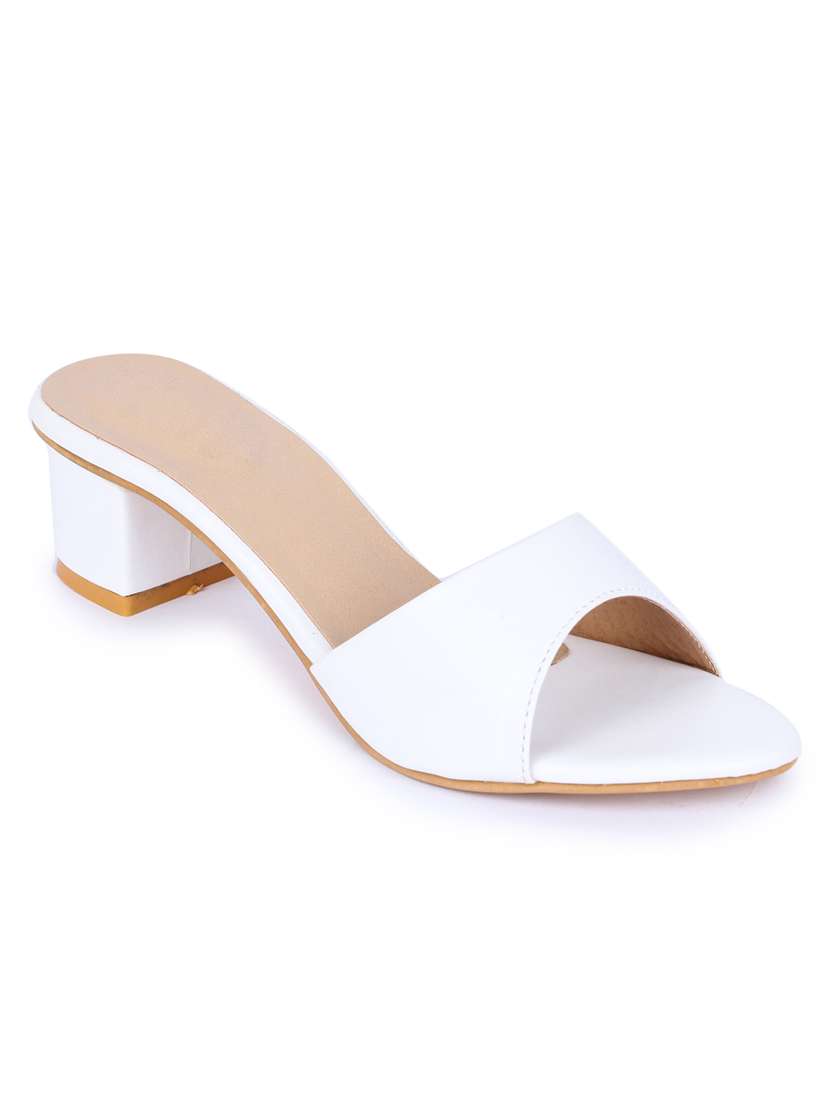 slip on heel sandals