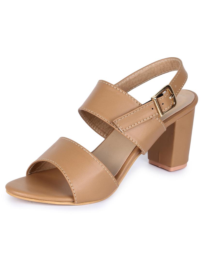 slip on heel sandals - 18110023 -  Standard Image - 1