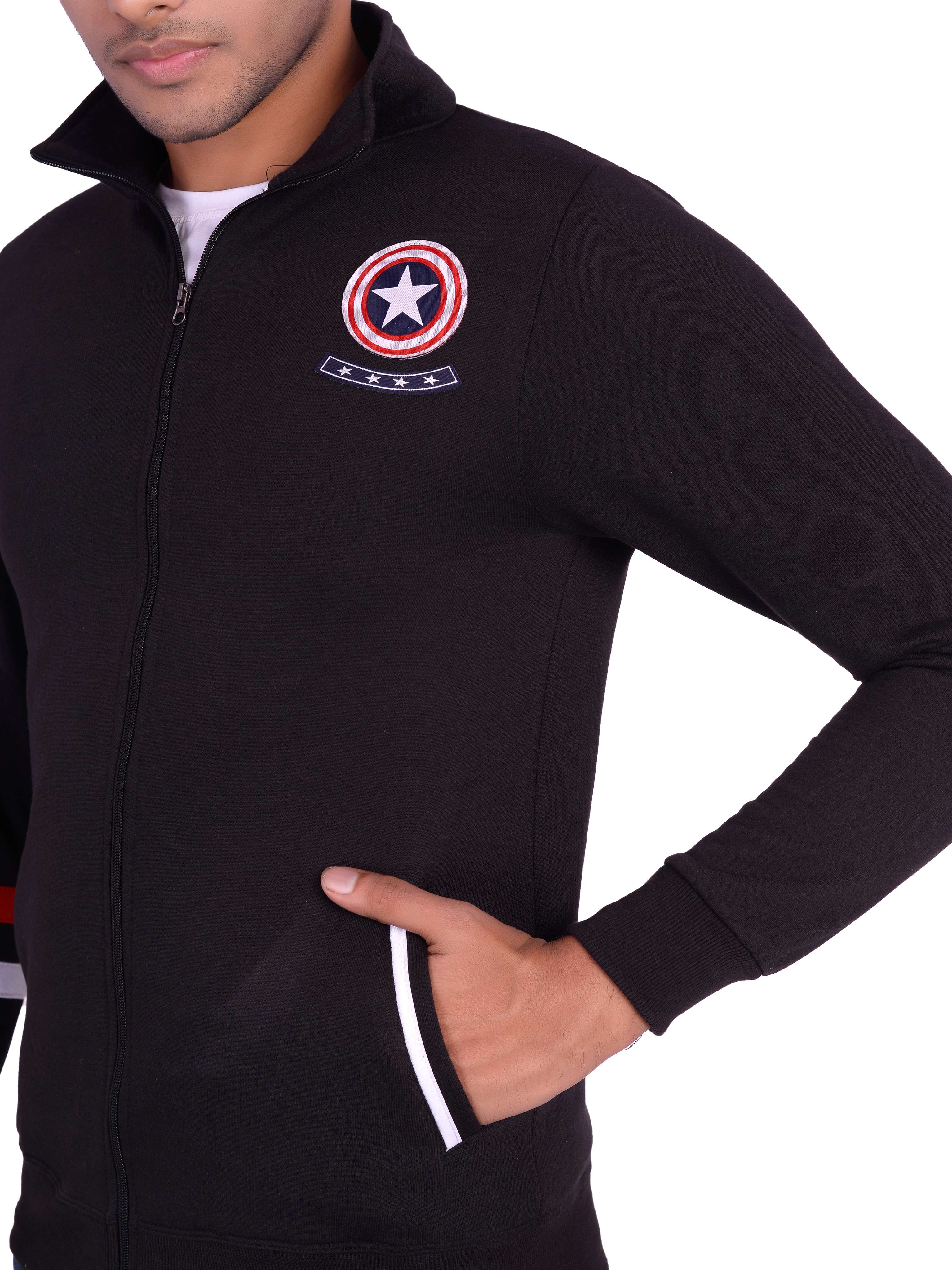 black sweatshirt for men  - 18110589 -  Standard Image - 4