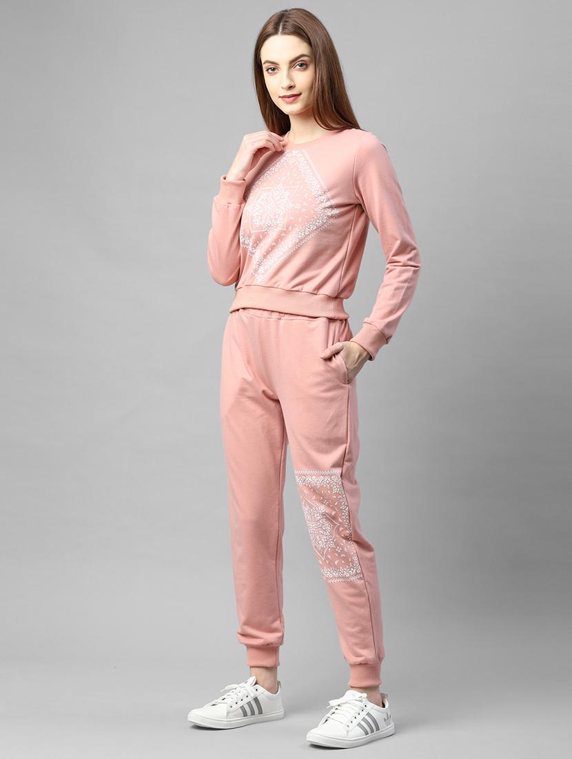 women printed long sleeve winter set - 18112441 - Standard Image - 1
