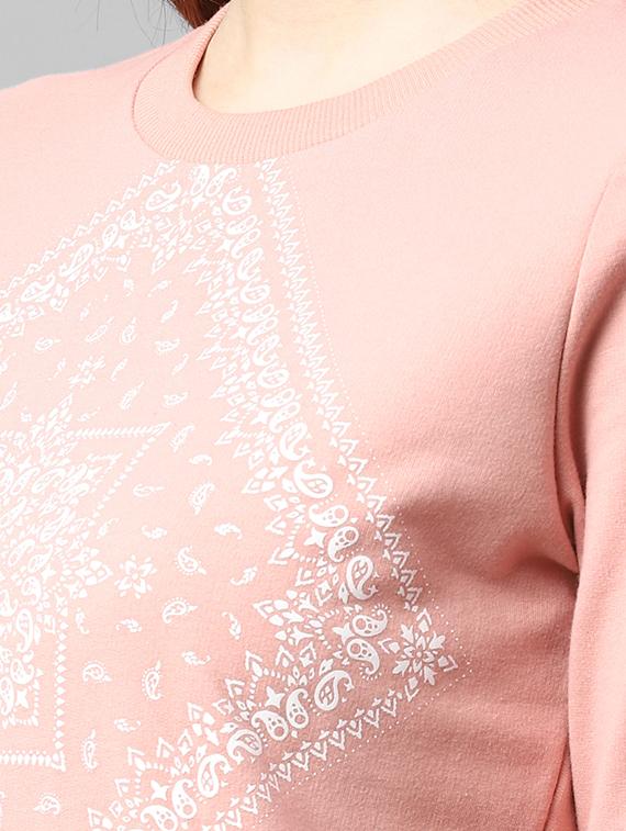 women printed long sleeve winter set - 18112441 - Standard Image - 4