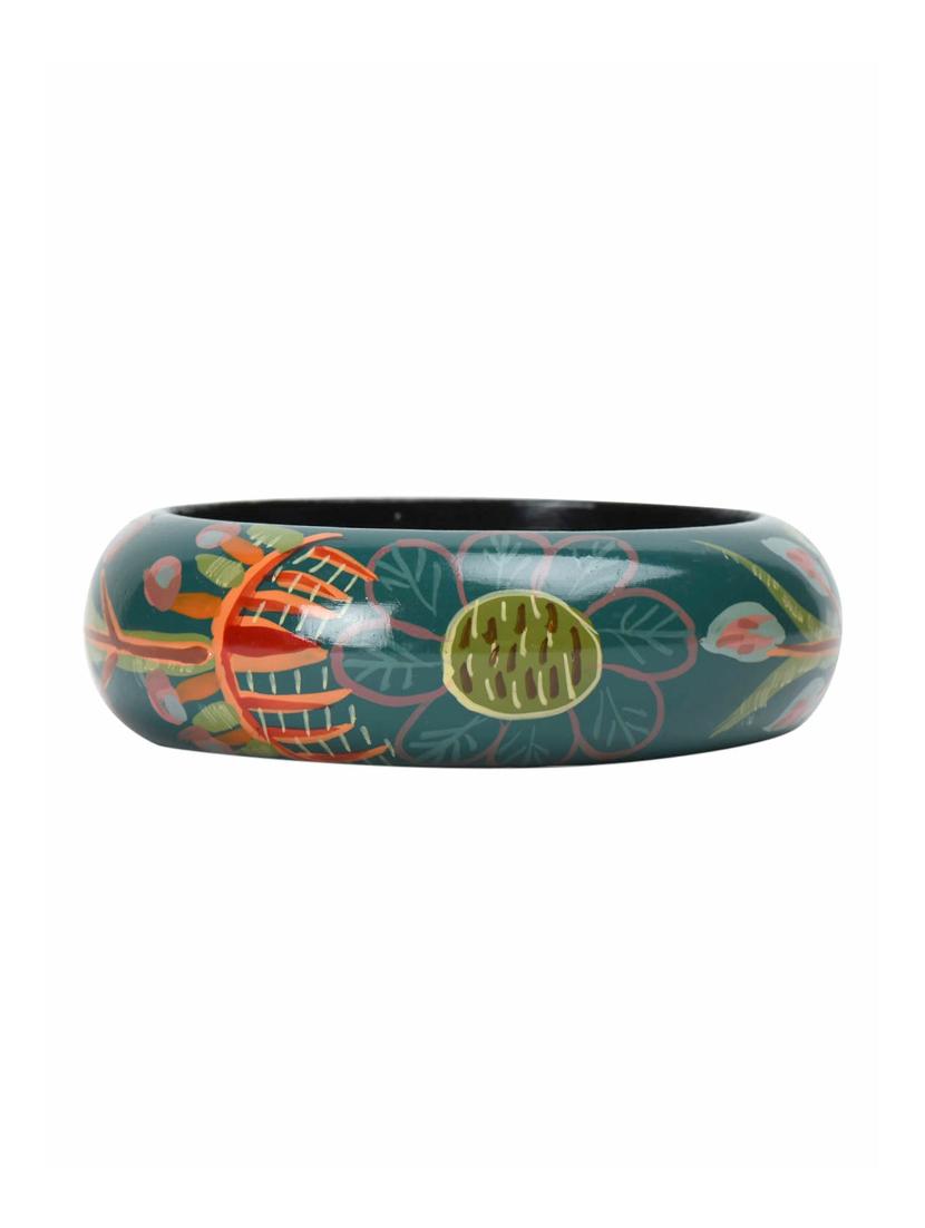 set of 3 multi colored wood bangle - 18112541 - Standard Image - 1