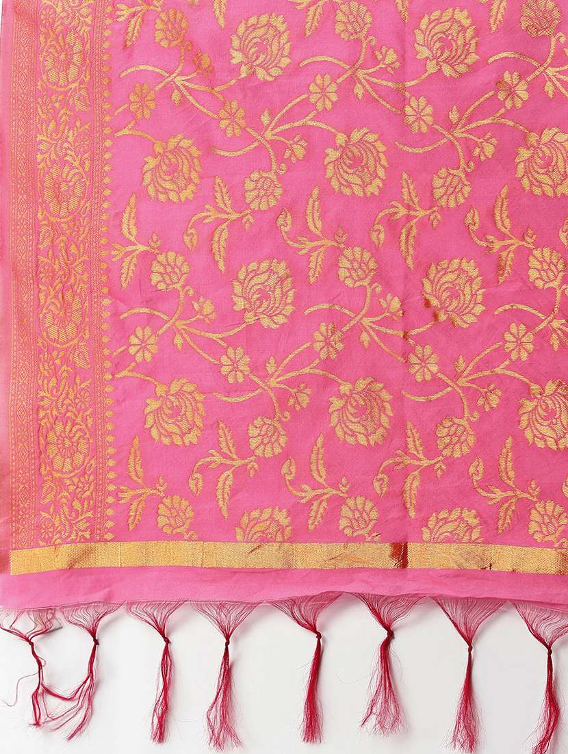 embroidered unstitched suit set - 18113084 - Standard Image - 4