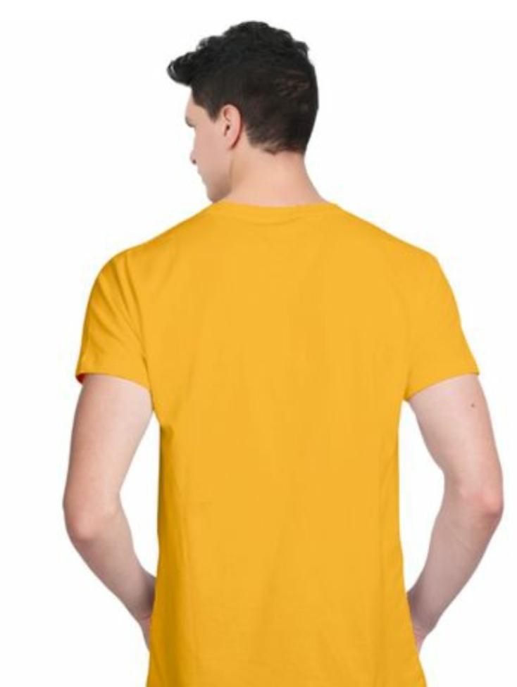 yellow cotton tshirt - 18113399 -  Standard Image - 1