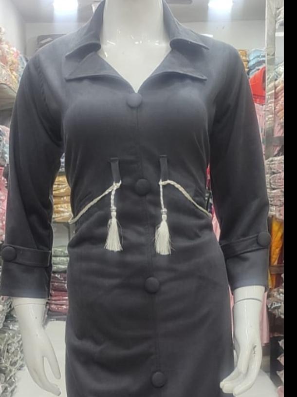 ladies kurti with pant winter collection - 18117355 - Standard Image - 1