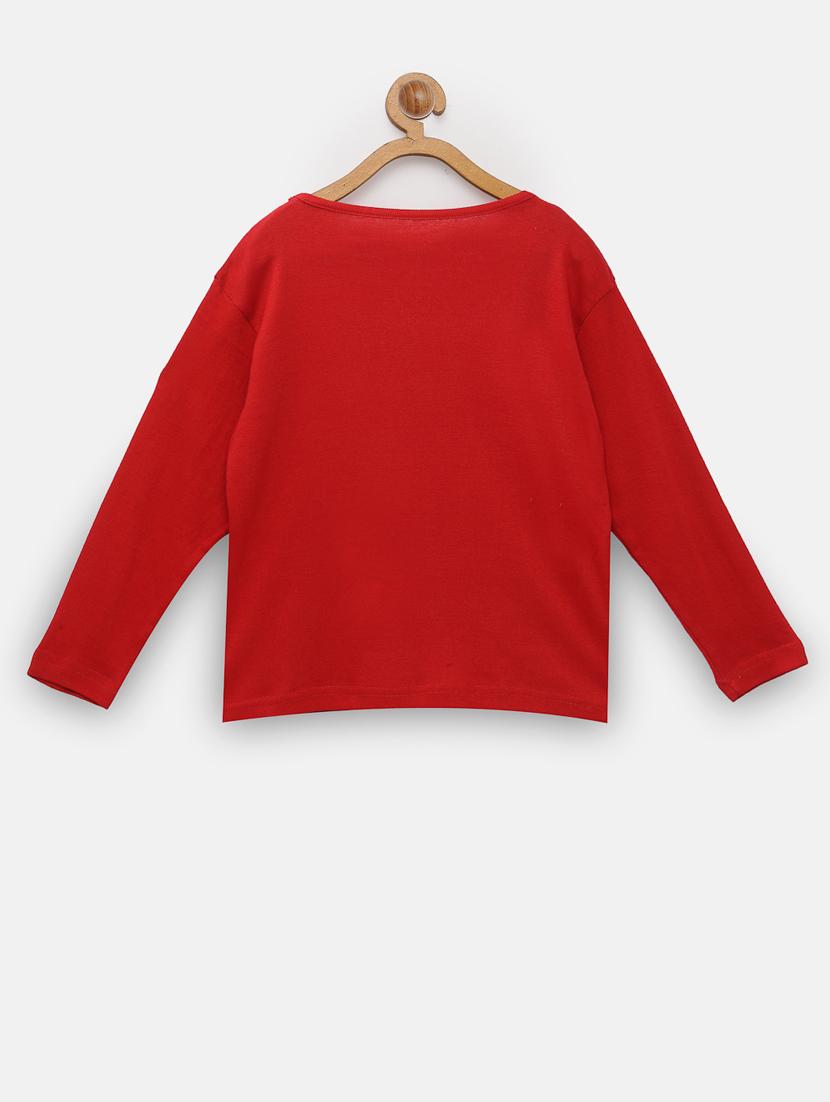 red cotton regular tee - 18117513 -  Standard Image - 1