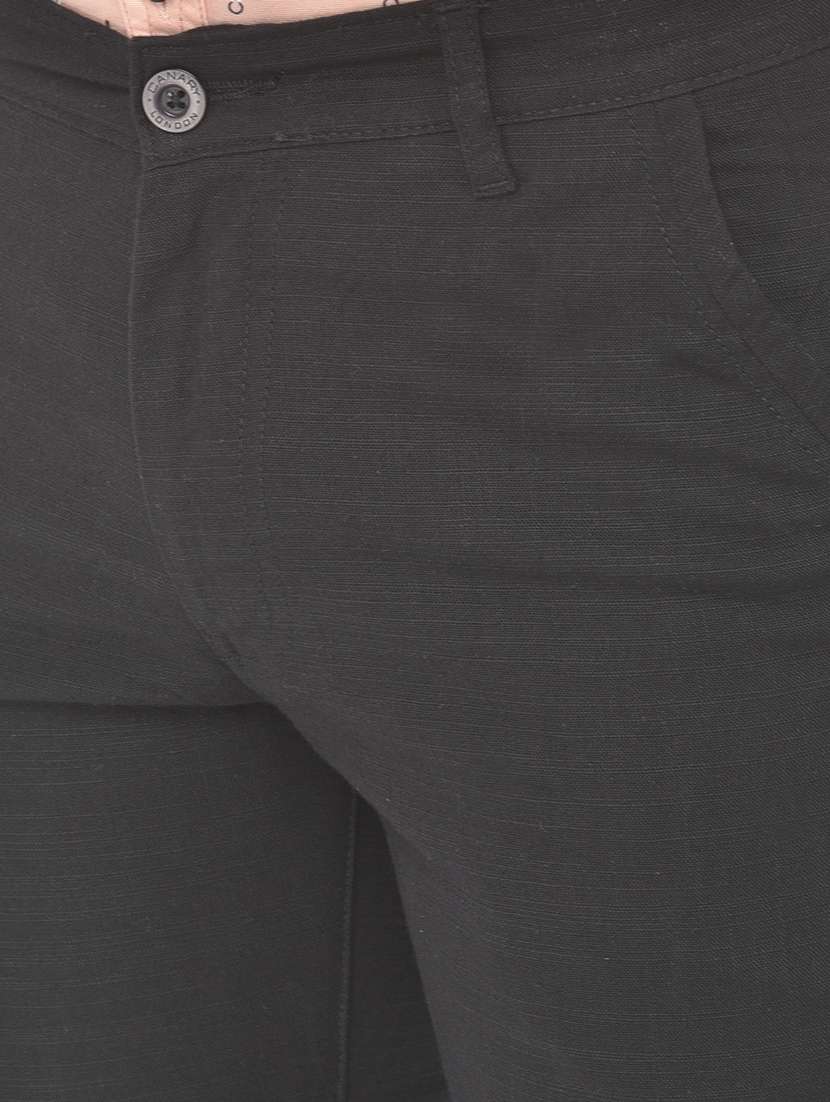black solid trouser - 18117619 -  Standard Image - 4
