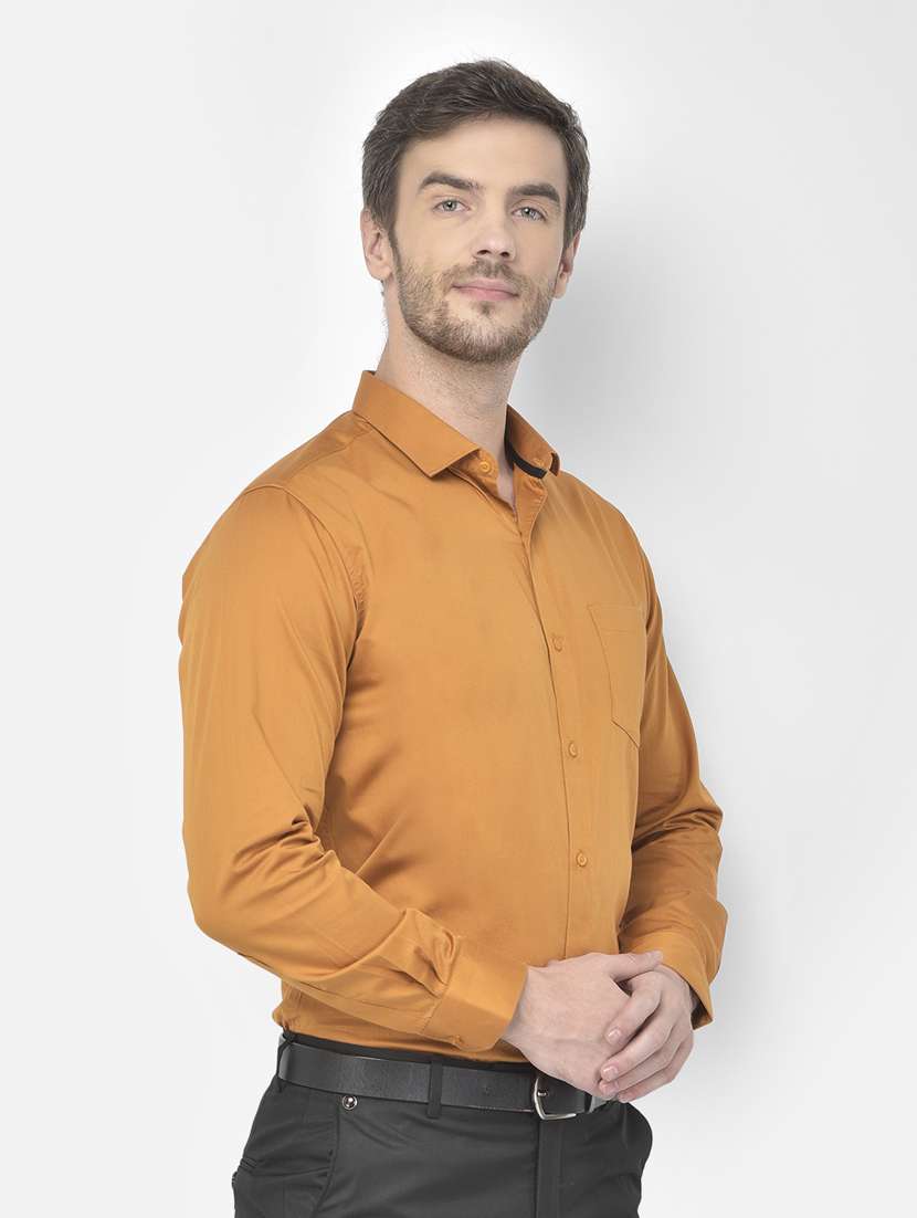mens solids formal shirt - 18117646 -  Standard Image - 1