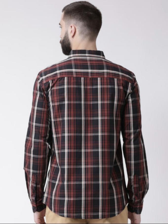 red cotton shirt - 18118810 - Standard Image - 1