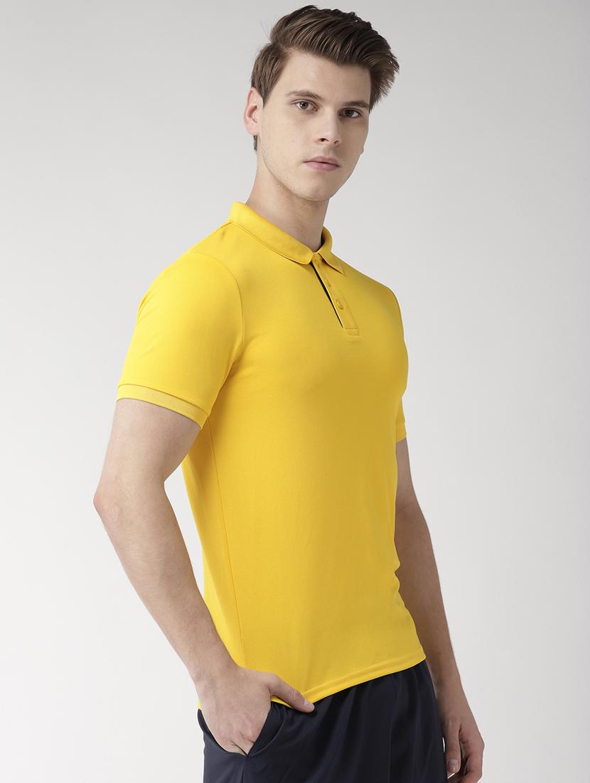 yellow polyester tshirt - 18119402 - Standard Image - 1