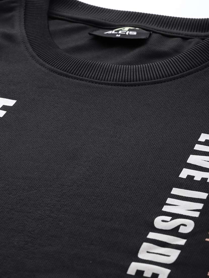 black printed sweatshirt - 18119409 -  Standard Image - 4