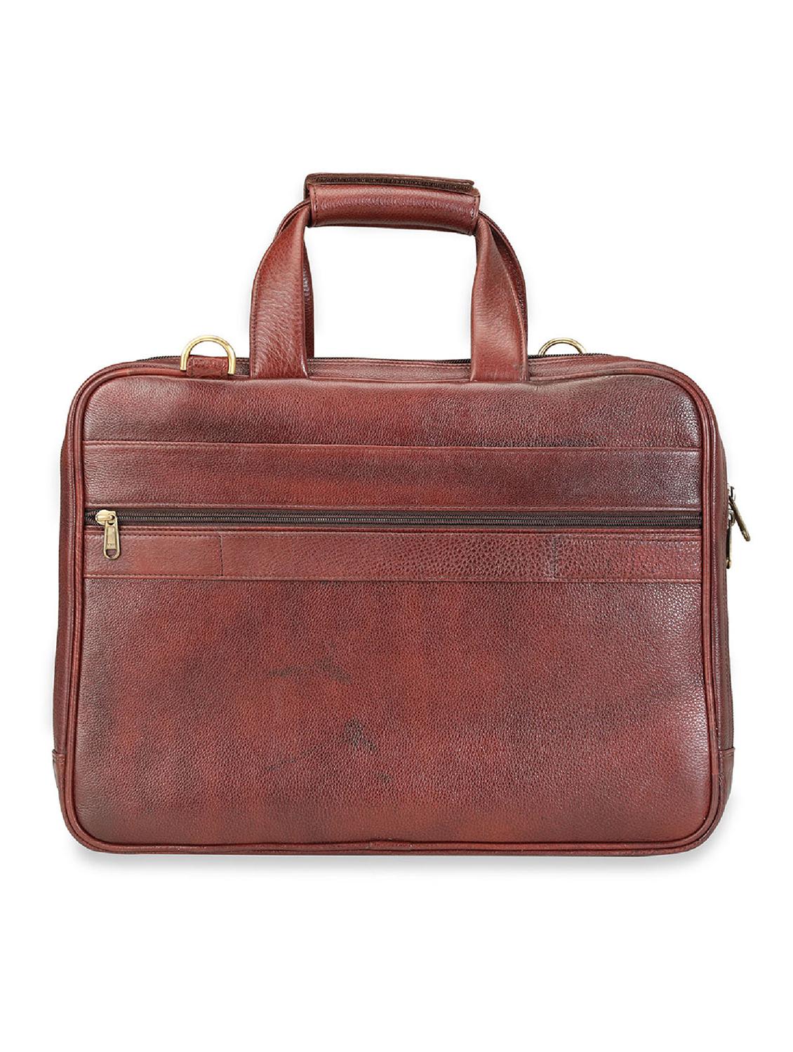 maroon leather laptopbag - 18119668 -  Standard Image - 1