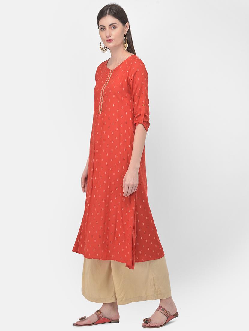 women's a-line kurta - 18120067 -  Standard Image - 1