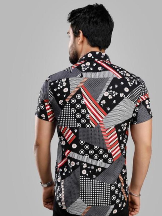 grey cotton shirt - 18120968 - Standard Image - 1