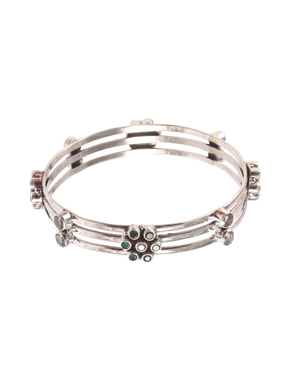 silver embellished bangle - 18137944 -  Zoom Image - 0